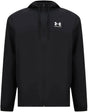 Under armour ua rival wvn windbreaker-blk heren sportjas - zwart - wit