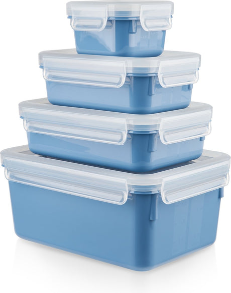 Tefal masterseal colour - vershouddozenset - 4-delig - blauw - 100% lekvrij