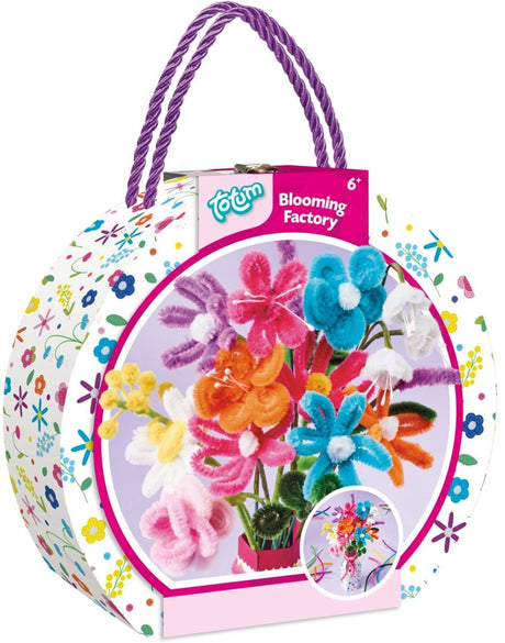 Totum bloemen maken met chenille - blooming factory - 90-delig - voor 14+ bloemen - speelgoed kinderen - knutselen - voor meisjes en jongens - vanaf 6 jaar