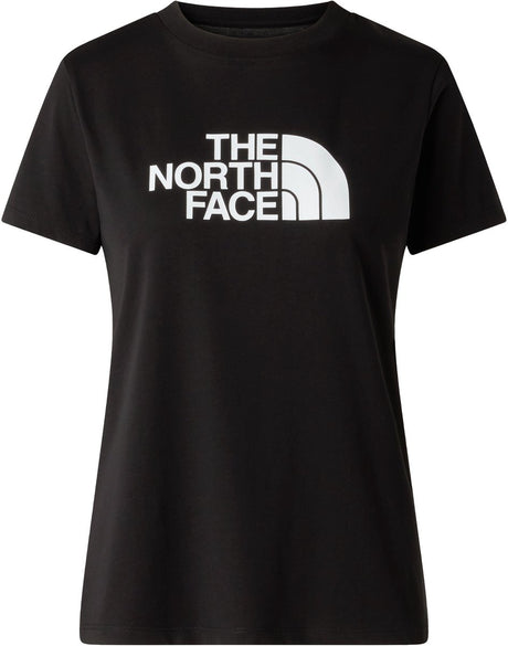 The north face w evolution half dome slim short sleeve dames outdoorshirt - tnf zwart
