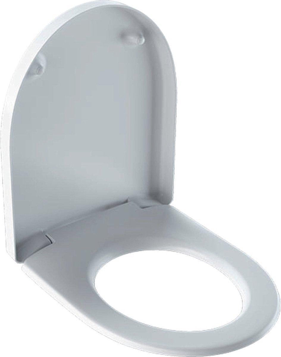 Geberit 300 basic closetzitting met deksel t.b.v. wandcloset rimfree wit