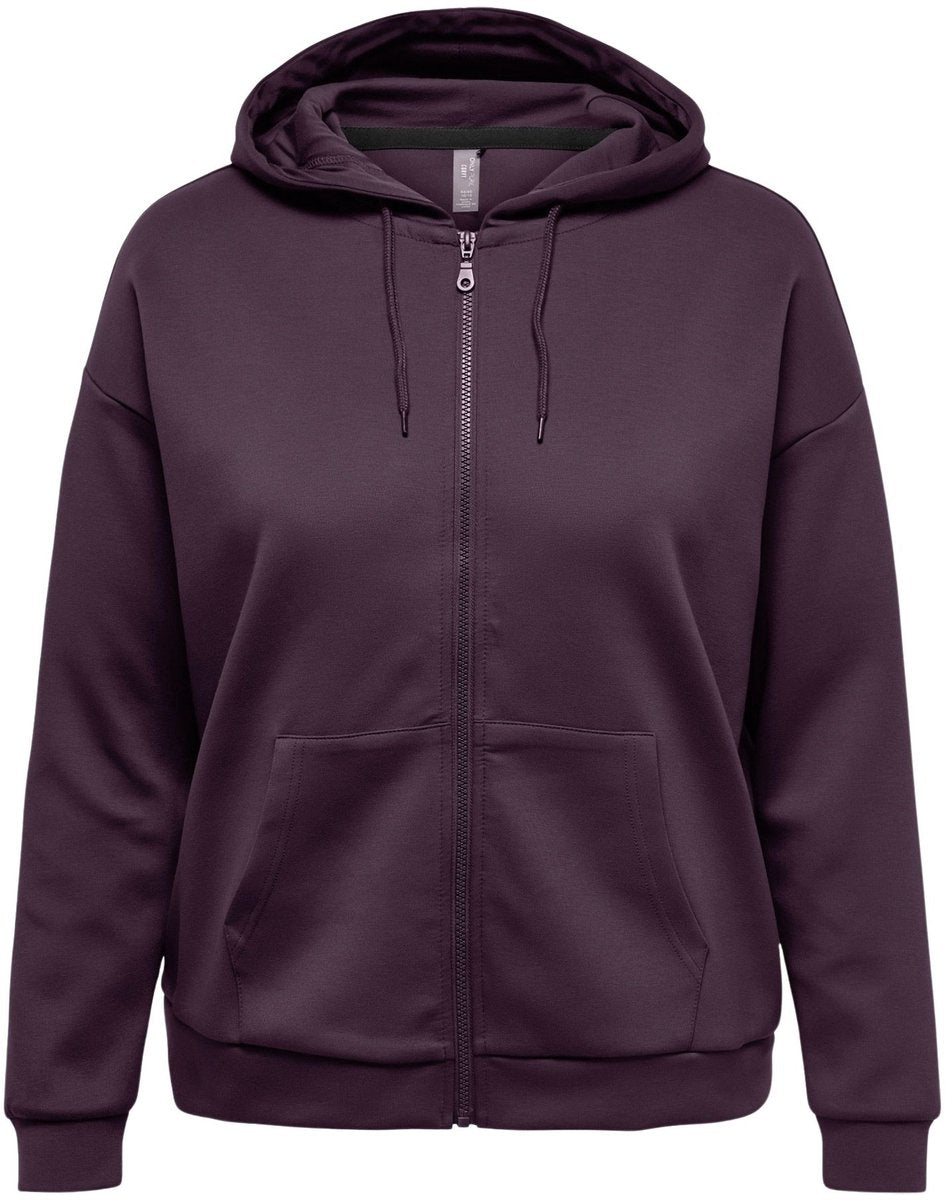 Only play - onplounge hood fz ls swt cur dames sporttrui