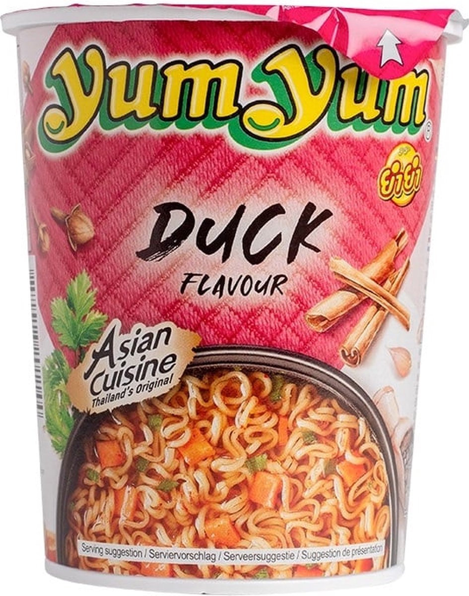 Yum yum peking eend bami soep cup 12x