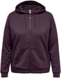 Only play - onplounge hood fz ls swt cur dames sporttrui 44