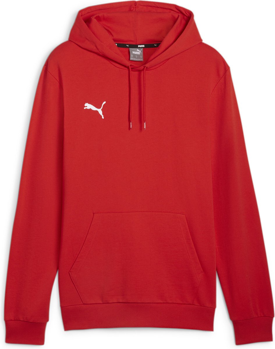Puma teamgoal casuals hoody heren sporttrui - red- white xxl
