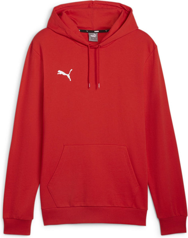 Puma teamgoal casuals hoody heren sporttrui - red- white xxl