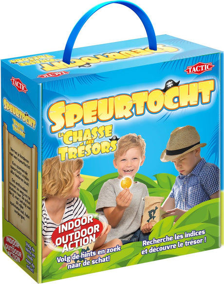 Tactic speurtocht – schatzoekspel voor kinderen – indoor outdoor spel – inclusief hints, kaarten en schattenzak – vanaf 5 jaar – educatief familiespel – creatief buitenspel