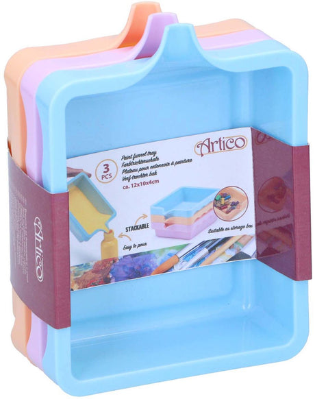 Merkloos sans marque palet mengbakjes verf set - kleurrijke verfpaletten voor kinderen.