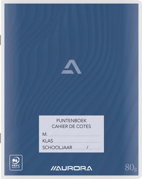 Aurora puntenboek ft 16,5 x 21 cm (schriftformaat) 10 stuks