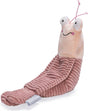 Beeztees bewegende worm - kattenspeelgoed - pink