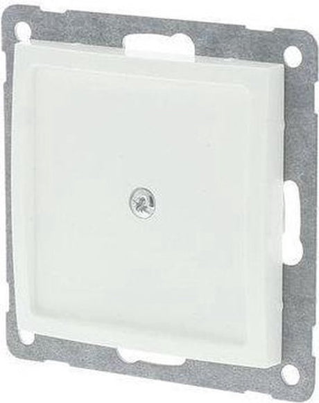 Q-link smartwares s2 inbouw blindplaat - polarwit