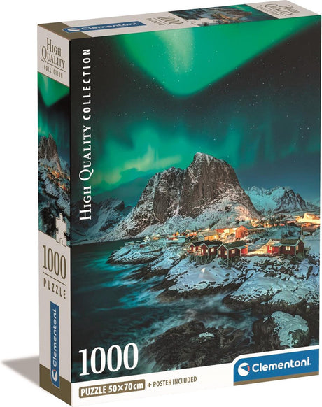Clementoni - puzzel - 1000 stukjes - lofoten eilanden - puzzel voor volwassenen - high quality collection