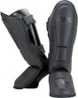 Super pro combat gear lederen scheenbeschermer guardian grijs extra large