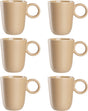 Leonardo roma mok 400ml abrikoos - set 6