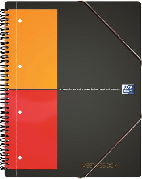Oxford international meetingbook notitieboek - a5+ - geruit 5 mm - 160 pagina's