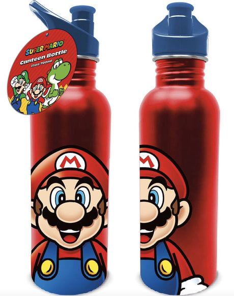 Lobbes super mario metalen drinkfles 700ml