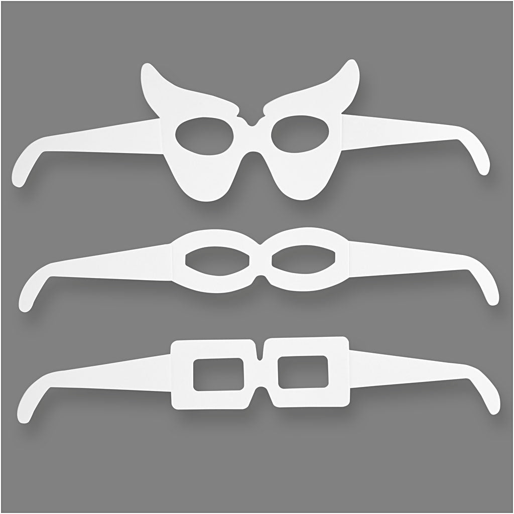 Http: www.cchobby.nl brillen-h-4-5-10-cm-l-32-cm-230-gr-wit-16-stuk-1-doos