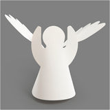 Creativ company https: www.cchobby.nl wrap-around-engelen-h-10-5-cm-d-7-cm-230-gr-wit-25-stuk-1-doos