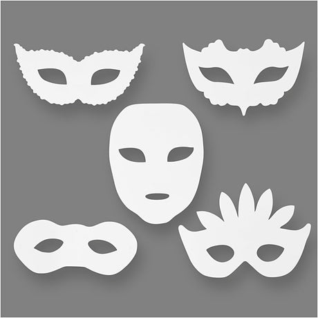 Creotime https: www.cchobby.nl theatermaskers-h-8-5-19-cm-b-15-20-5-cm-230-gr-wit-16-stuk-1-doos
