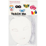 Http: www.cchobby.nl theatermaskers-h-8-5-19-cm-b-15-20-5-cm-230-gr-wit-16-stuk-1-doos