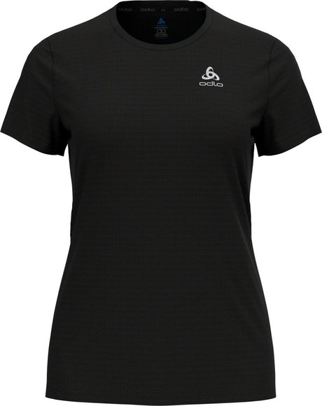 Odlo essential flyer hardloopshirt - vrouwen - zwart - xs