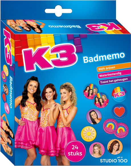 K3 - badspeelgoed - badmemo - met 24 memopads