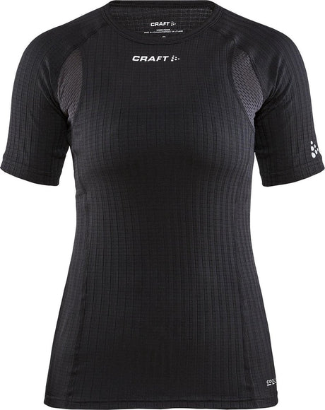 Craft active extreme x rn ss w dames thermoshirt - zwart m