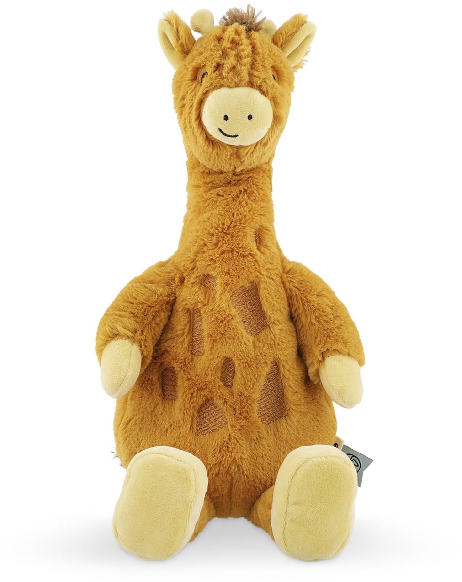 Trixie knuffeldier mr. giraffe – zachte knuffel van gerecycleerde materialen – 29 cm