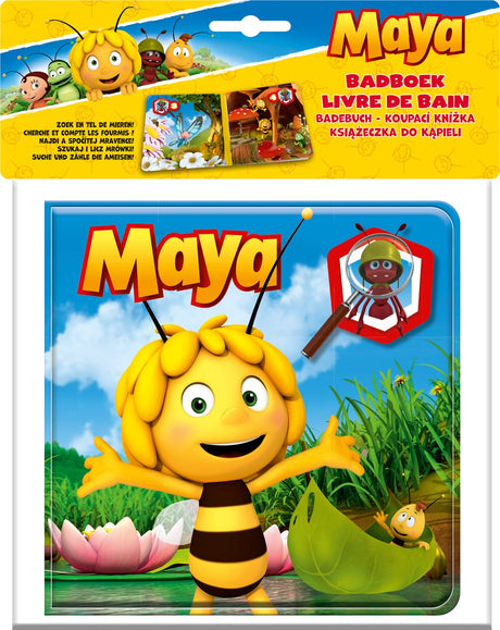 Studio 100 maya de bij - badspeelgoed - badboek - spelen zoeken in bad - waterbestendig babyboekje