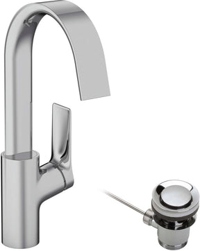 Hansgrohe vivenis ééngreeps wastafelmengkraan 210 met draaibare uitloop en trekwaste chroom