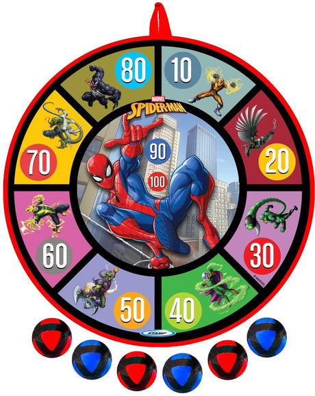 Vedes dartbord spider-man met ballen - speelgoed dartspel.