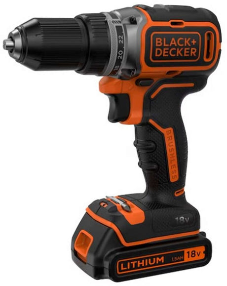 Black+decker bl186kb-qw - schroefmachine - 18v - borstelloze motor - 52 nm
