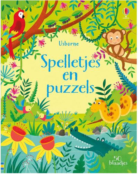 Wpg uitgevers usborne spelletjes en puzzels - puzzelboek