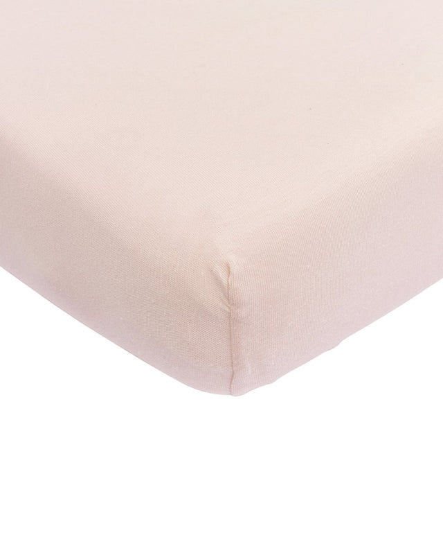 Meyco baby uni hoeslaken wieg - soft pink - 40x80 90cm