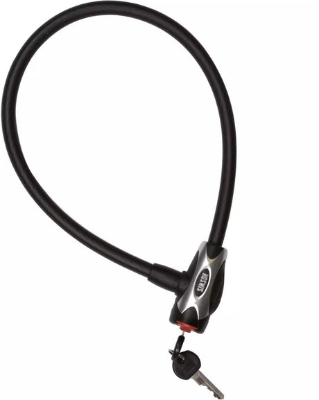 Simson Kabelslot Staal 12x65cm Zwart