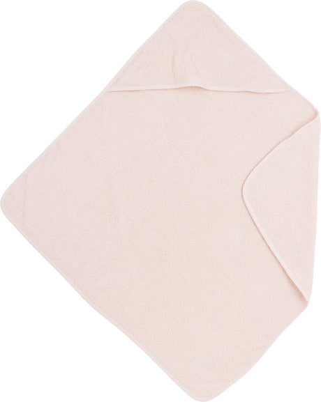 Meyco baby uni badcape - badstof - soft pink - 75x75cm