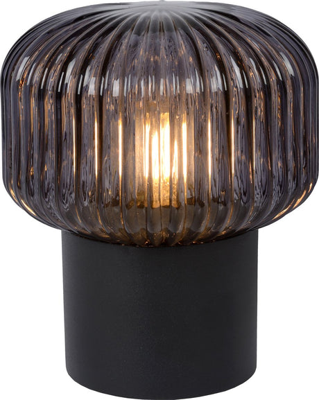 Lucide jany - tafellamp - ø 16 cm - 1xe14 - zwart