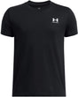 Under armour ua b sportstyle lc ss unisex sportshirt - zwart - wit 164