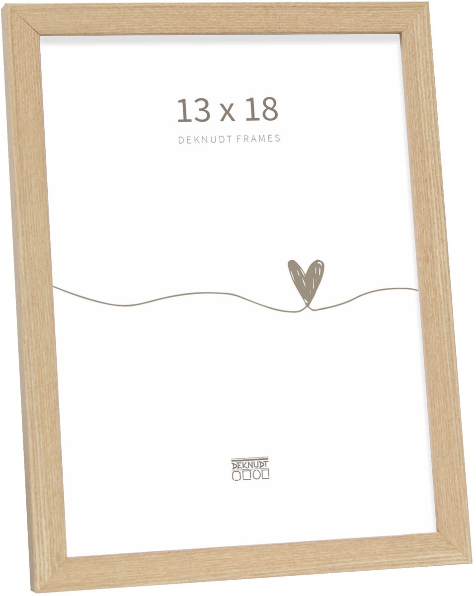 Deknudt frames fotolijst - naturel - s44ch1 - voor foto: 13x18 cm