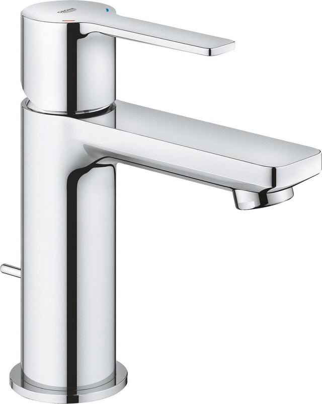 Grohe lineare wastafelkraan xs - extra lage uitloop - met trekwaste - chroom