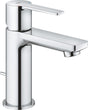 Grohe lineare wastafelkraan xs - extra lage uitloop - met trekwaste - chroom