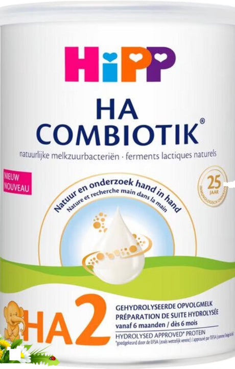 Hipp ha 2 combiotik – hypoallergene opvolgmelk babyvoeding – 6+ maanden – 800g