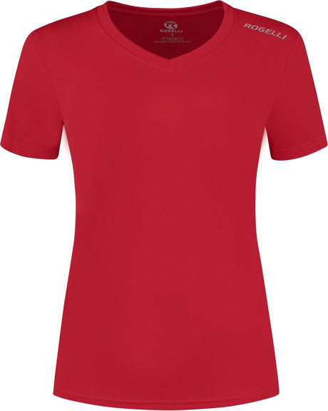 Rogelli promo dames hardloopshirt - korte mouw - rood