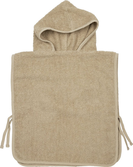 Meyco baby uni badponcho - badstof - sand - 1-3 jaar 80