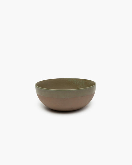 Surface by sergio herman : set van 2 serveerkommen m camogreen d19 h8