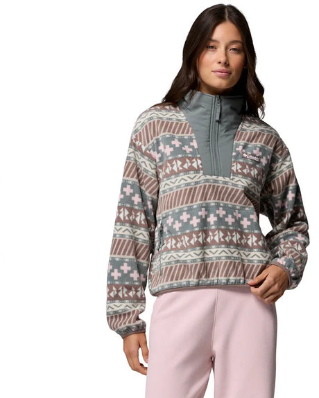 Columbia sequoia grove™ ii printed half zip iron wizard island xl