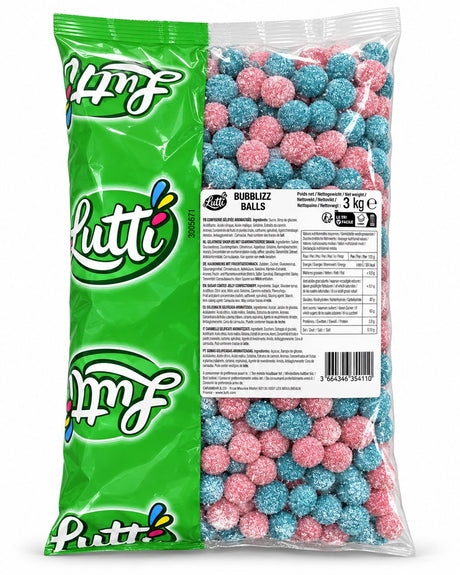 Lutti bubblizz fizz balls 3kg