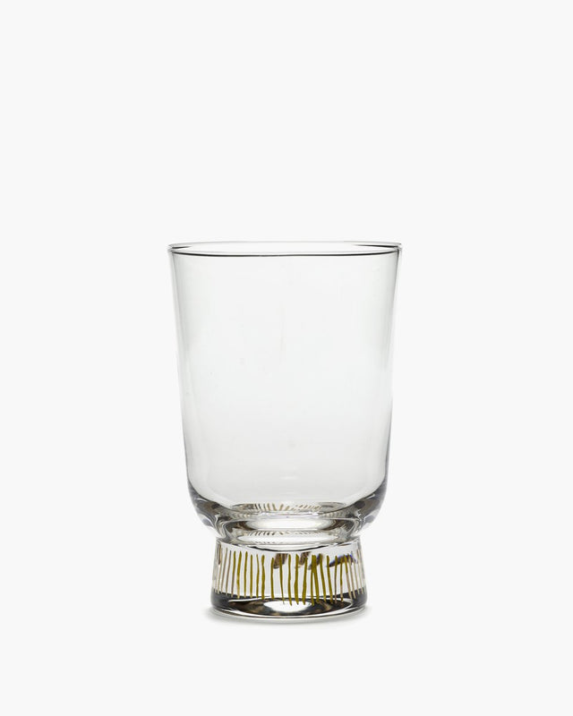 Serax - ottolenghi feast - glas - transparant goud - 7 ø - 33cl - 4 stuks