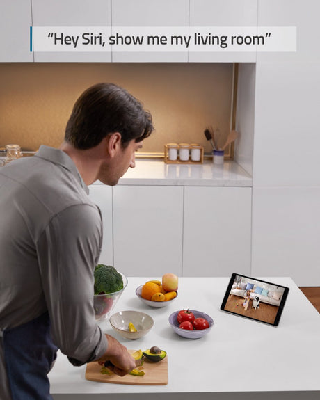 Eufy security e220 binnencamera - 2k pan tilt - indoor cam - huisdiercamera - petcam - 2k-resolutie - panoramische en kantelfunctie - nachtzicht - bewegings- en geluidsdetectie - tweerichtingsaudio - compatibel met amazon alexa en google assistant