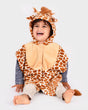 Den goda fen verkleedkledij giraf - mini cape met capuchon - 86 110cm - 1 4 jaar - multi